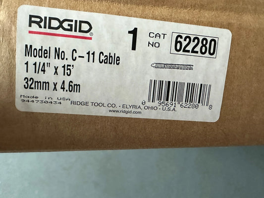 Geribbelde spiraal 32 mm 4,6 m lengte pijpreinigingsmachine