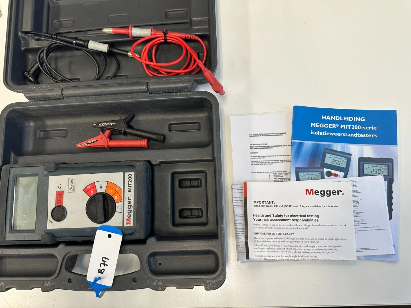 Megger MIT220 isolatie- en doorgangstester