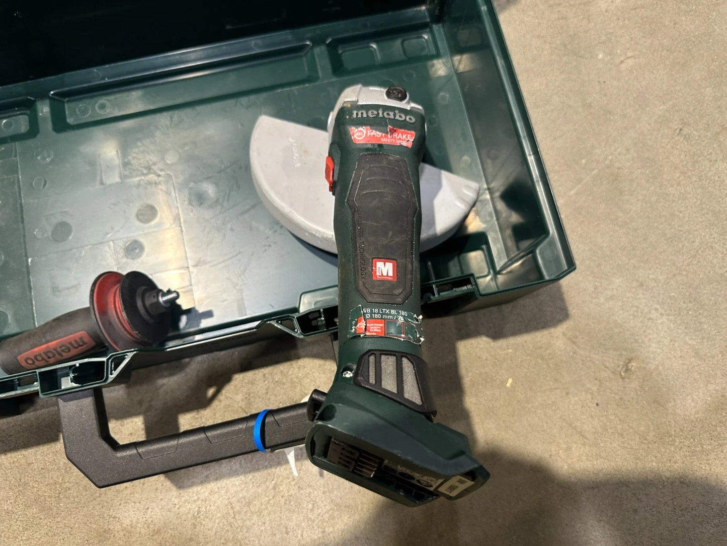 Metabo WB 18 LTX BL 180 Accu-haakse slijper nr. 118 4007430318091