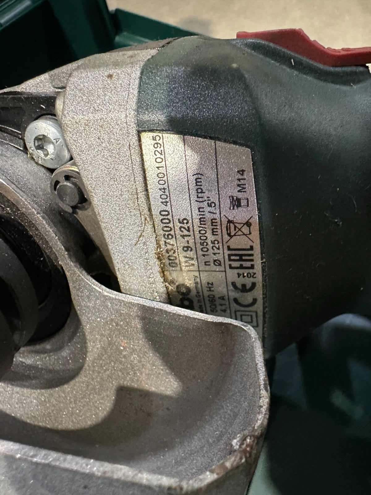 Metabo W 9-125 Quick haakse slijper 600374000  nr.128 4007430240989