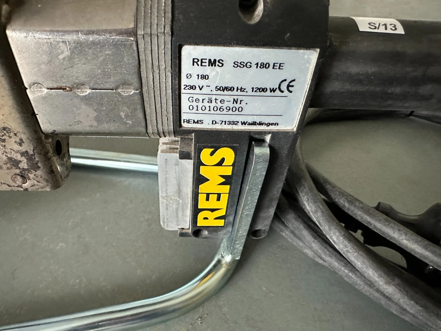 Rems Elektro lasspiegel SSG 180 EE s/13