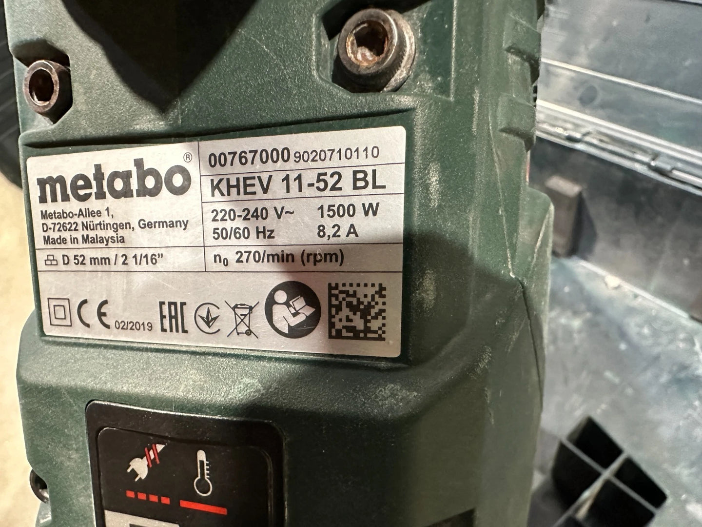 Metabo KHEF 11-52 BL combihamer 1500W nr. 66