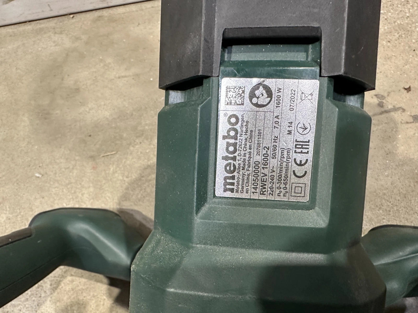 Metabo Roerwerk RWEV 1600-2 - 614050000 - 1600W - 90l Mengcapaciteit Nr.83