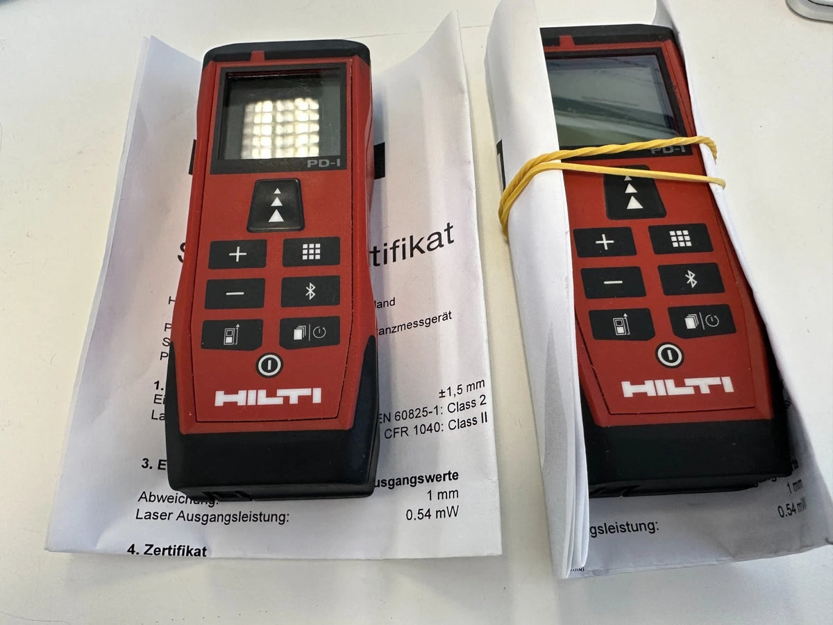 1x Hilti PD-I Entfernungsmesser Distanzmessgerät + Zertifikat