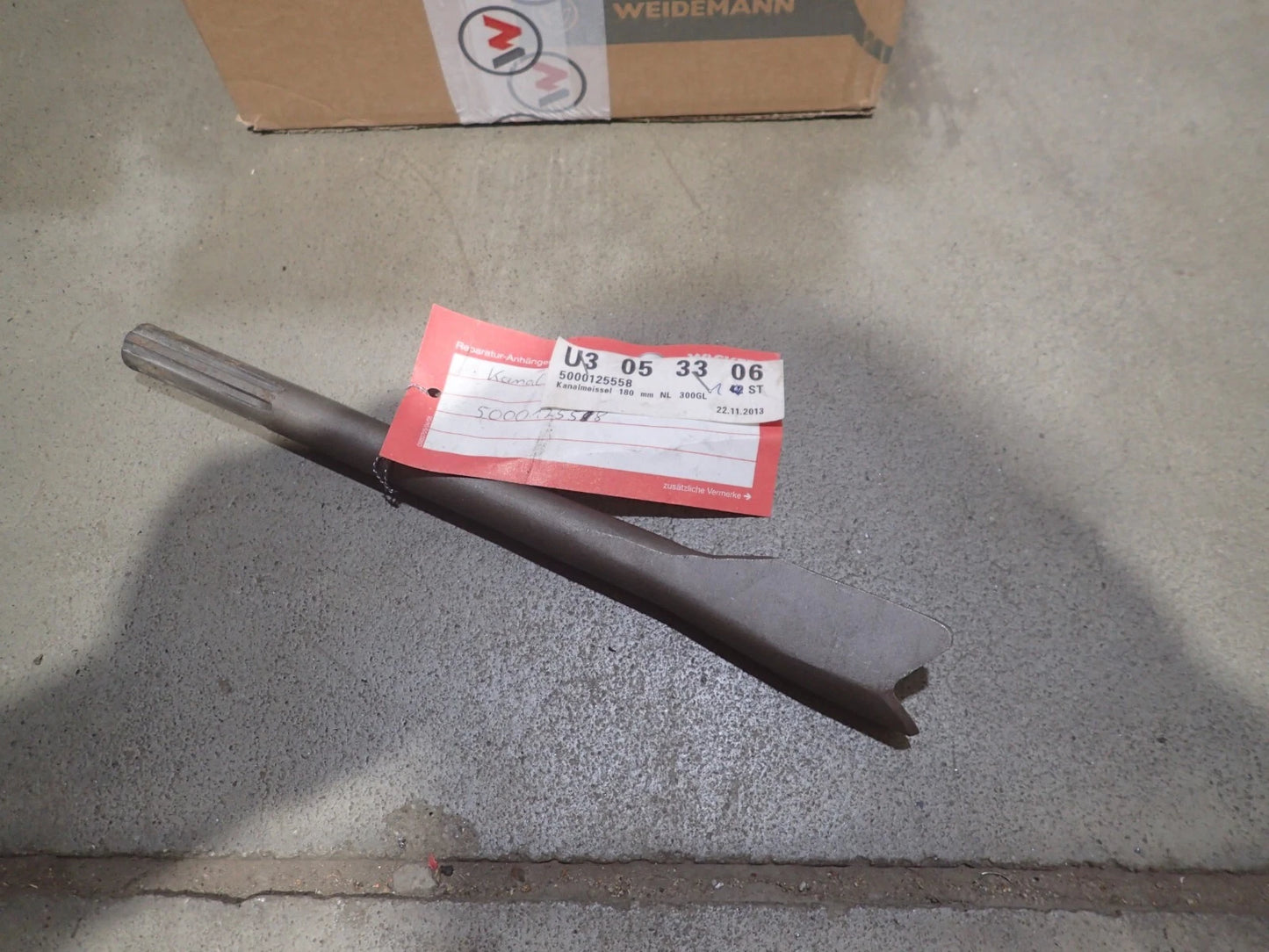 1x originele Wacker rioolbeitel 180 mm