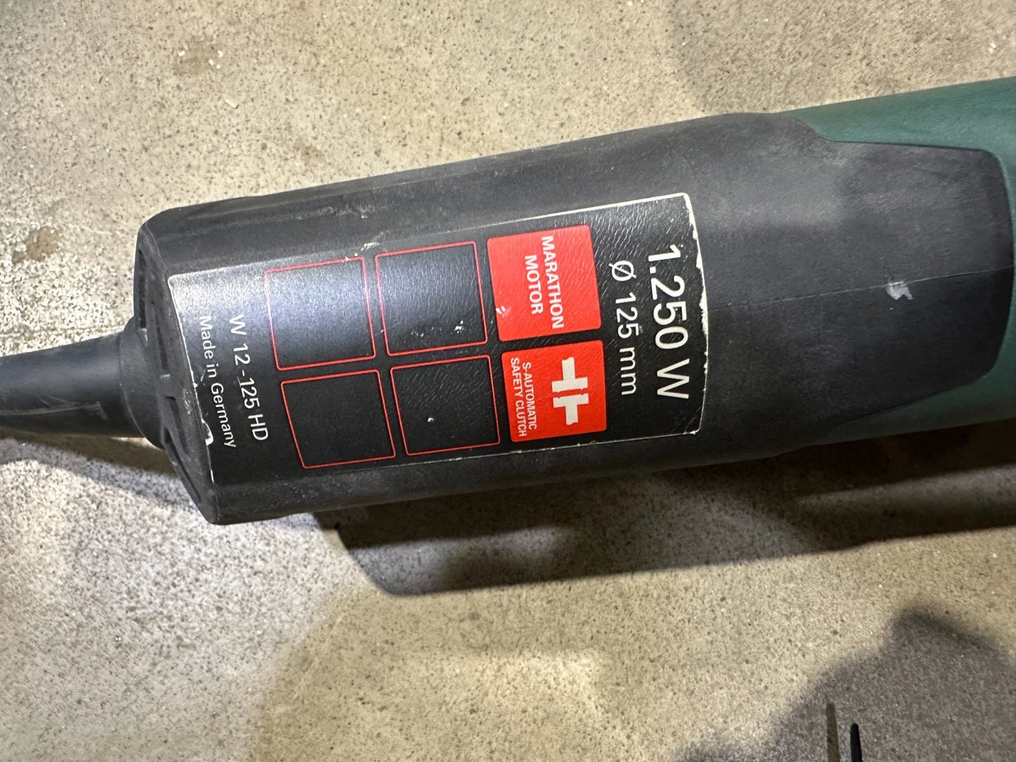 Metabo W12-125 DH SET Metabo CED 125 Plus. 1250W nr.1